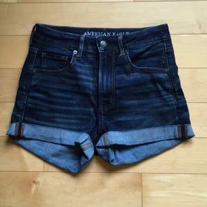 American Eagle Super high rise denim short